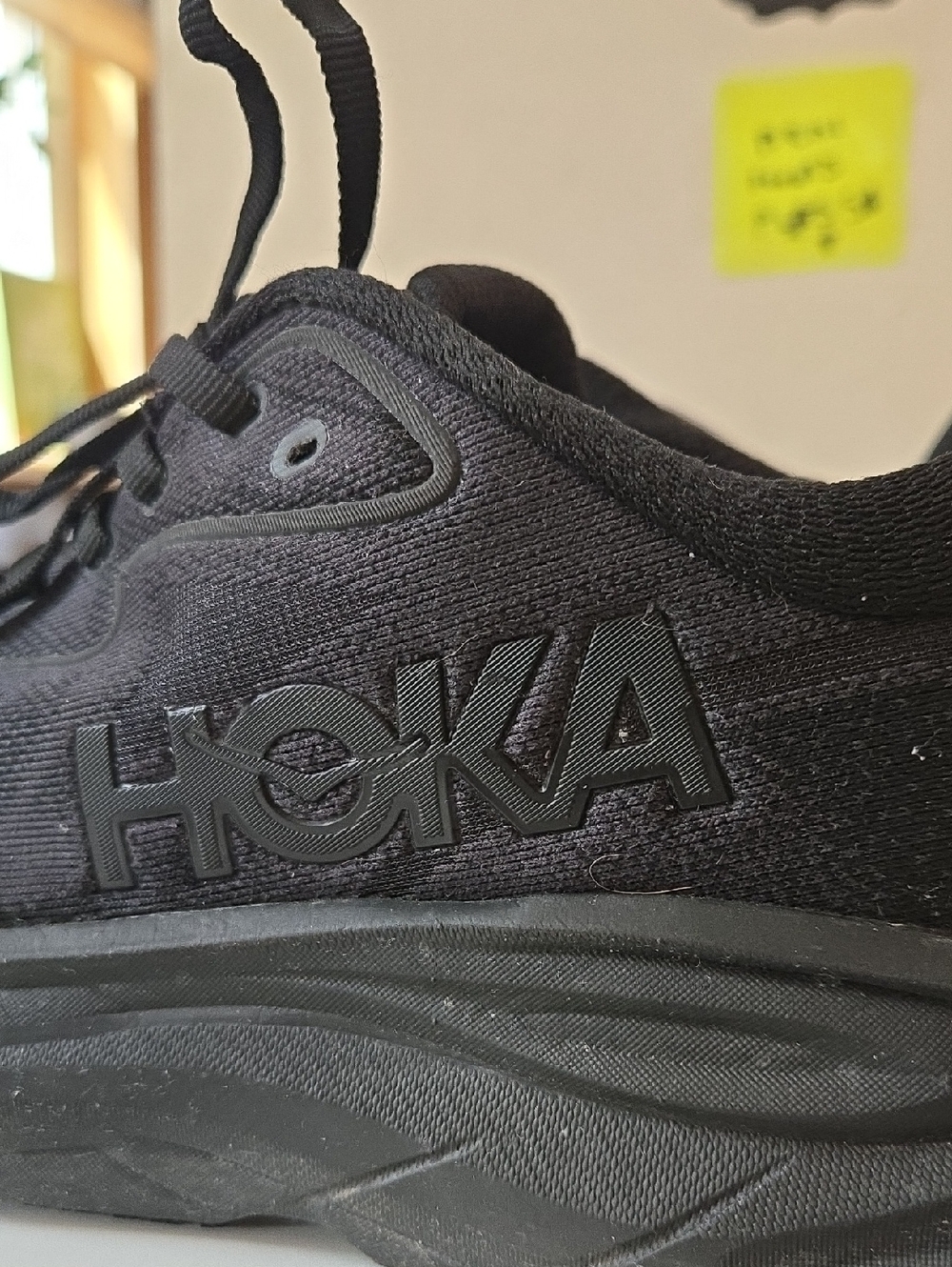 Hoka Men's Black Athletic Running Shoes